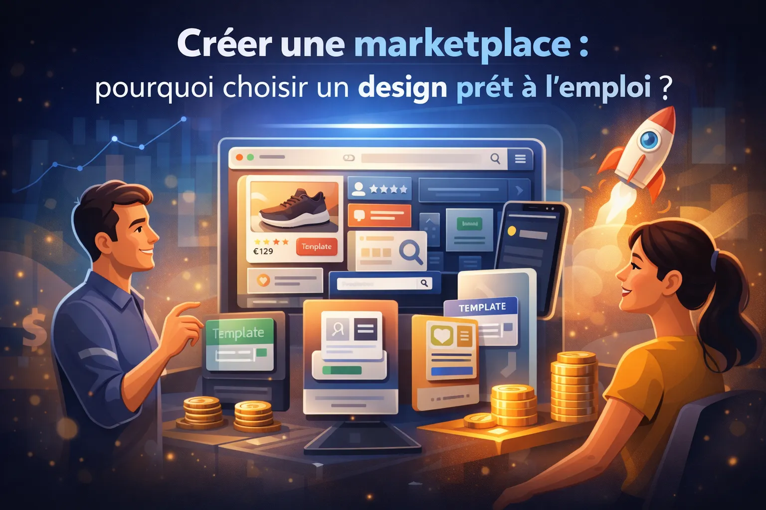 Créer une marketplace : pourquoi choisir un design prêt à l'emploi ?