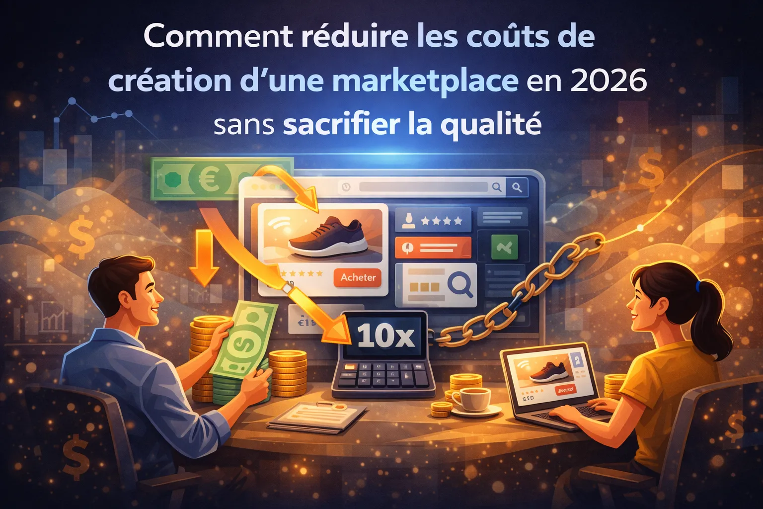 Comment réduire les coûts de création d'une marketplace en 2026 sans sacrifier la qualité